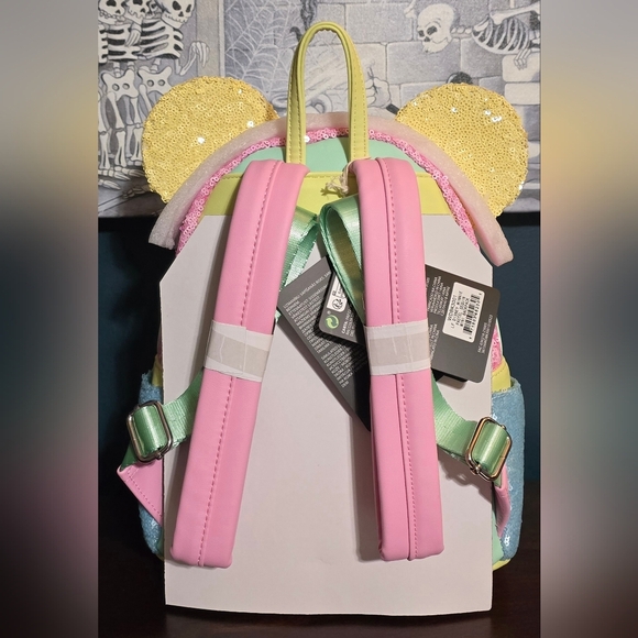Loungefly Disney Pastel Sequin Backpack - Picture 6 of 10